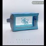 کیف آرایشی مدل washbag طرح ویکتوریا  (بسته 12 عددی)