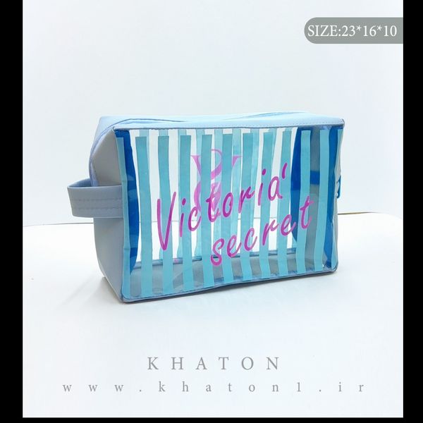 کیف آرایشی مدل washbag طرح ویکتوریا سکرت (بسته 120 عددی)