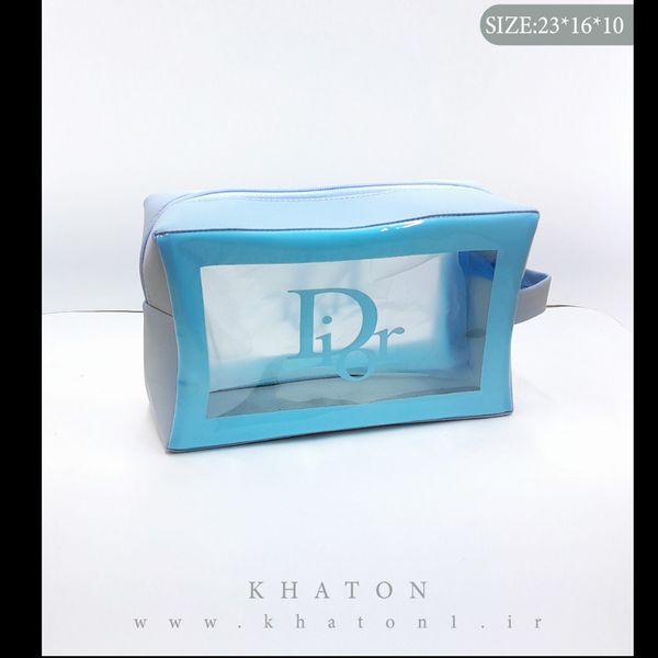 کیف آرایشی مدل washbag طرح DIOR (بسته 12 عددی)