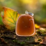 سنگ آویز  تامبل آورنتورین نارنجی