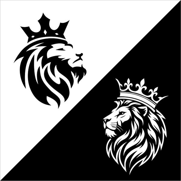 برچسب برش خورده مدل شیر تاجدار کد 0200