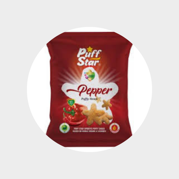 اسنک سویق چهار جوانه – طعم فلفلی (پف‌استار)