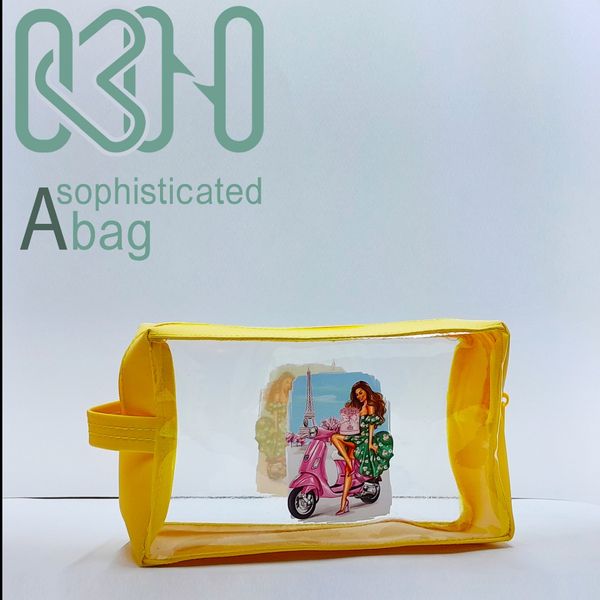 کیف مدل واش بگ طرح ایفل | بسته 24 عددی | رنگ جور (فقط عمده)