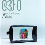 کیف مدل واش بگ طرح ایفل | بسته 24 عددی | رنگ جور (فقط عمده)