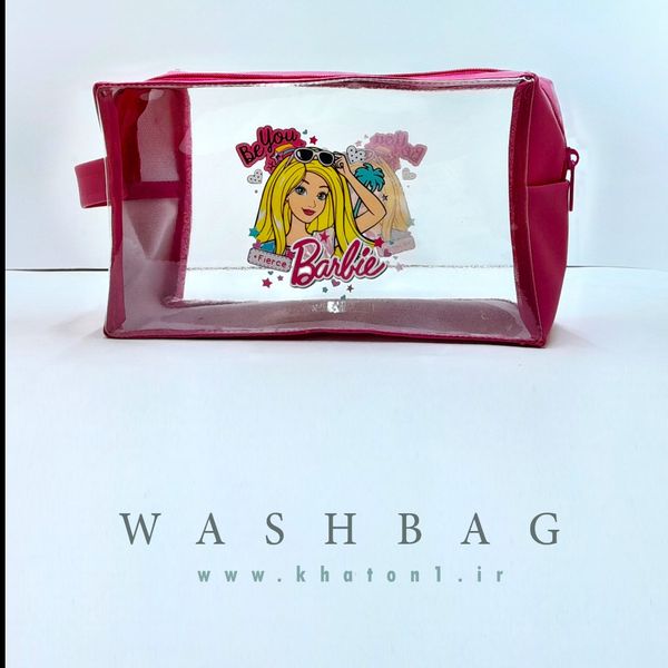 کیف مدل واش بگ طرح باربی| بسته 120 عددی | رنگ جور (فقط عمده)