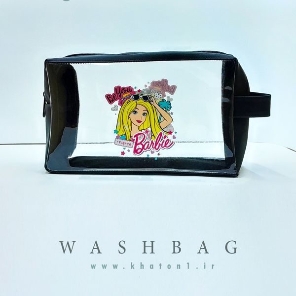کیف مدل واش بگ طرح باربی| بسته 120 عددی | رنگ جور (فقط عمده)