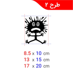 برچسب برش خورده مدل تصادف کد 0038