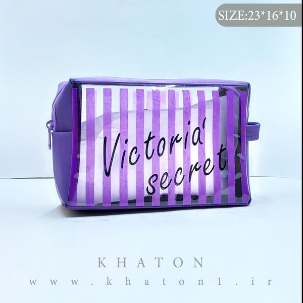 کیف آرایشی مدل washbag طرح ویکتوریا سکرت (بسته 120 عددی)