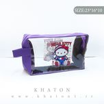 کیف مدل واش بگ طرح کیتی بسته 120 عددی (رنگ جور)