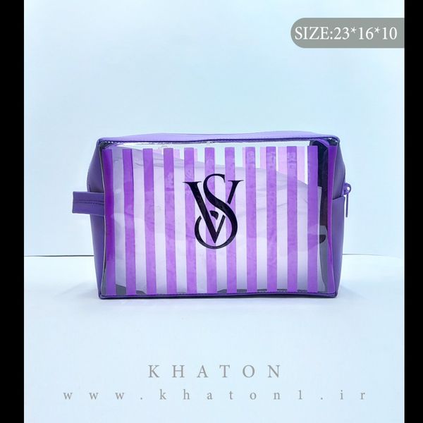 کیف آرایشی مدل washbag طرح ویکتوریا سکرت (بسته 120 عددی)