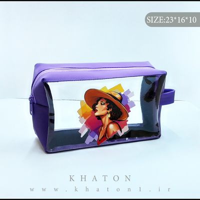 کیف واش بگ طرح هت لیدی بسته 120 عددی (رنگ بندی جور)