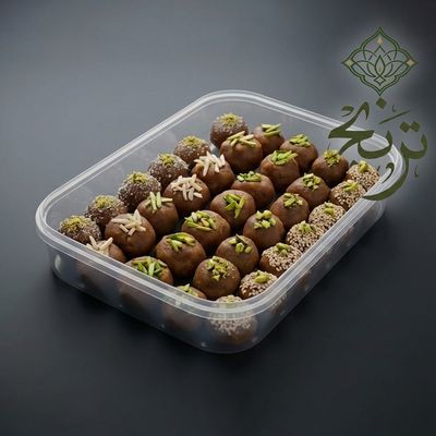 ترافل خرمایی پسته ای ترنج - پک 250 گرمی