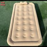 تشک بادی یک نفره به همراه پمپ باد شارژی سایز 100x190x40
