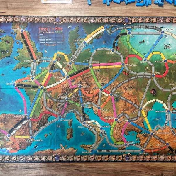 بازی تیکت تو راید اروپا نسخه میپل کینگ – Ticket To Ride Europe