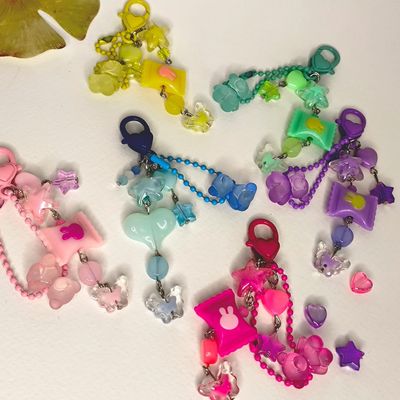 آویز کیف دخترانه خرس آبنباتی