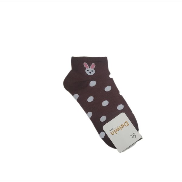 جوراب مچی زنانه کش طرحدار حیوانات