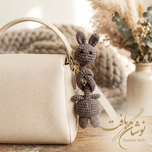 آویز عروسکی دستباف خرگوش گردن دراز