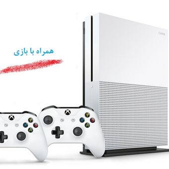 خرید ایکس باکس وان اس با درایو با دو دسته با بازی | قیمت Xbox One S 1TB ریفر