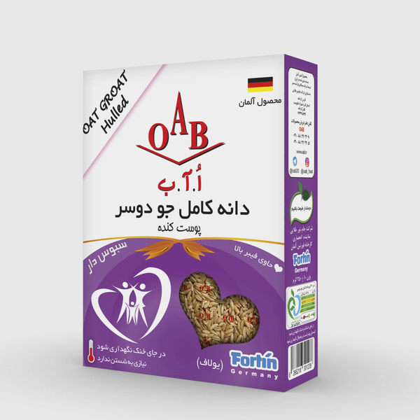 دانه کامل جو دوسر 250 گرمی oab