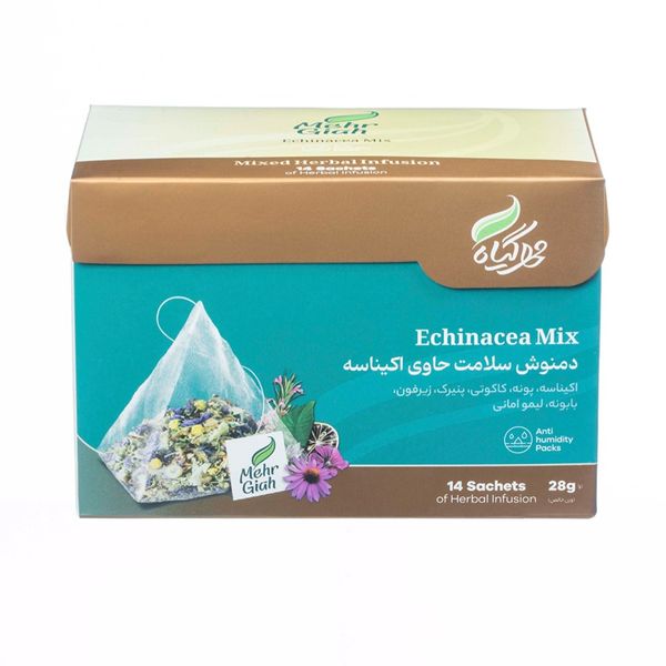 دمنوش سلامت (حاوی اکیناسه) مهرگیاه 14 عددی