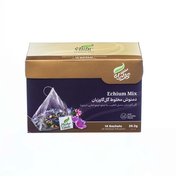 دمنوش مخلوط گل گاوزبان مهرگیاه 14 عددی