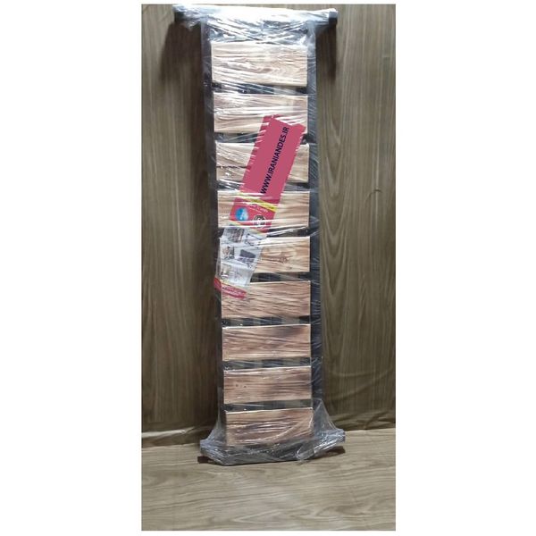 رگال لباس 150 پروفیلی دو ردیف چوبی مدل دوبل پلاس