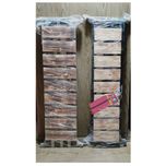 رگال لباس 120 پروفیلی دو ردیف چوبی مدل دوبل هوم