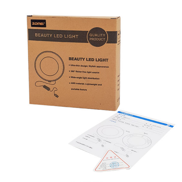 رینگ لایت عکاسی زومی Zomei ZM100 Ring Light به همراه سه پایه
