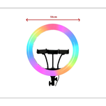 رینگ لایت عکاسی و تولید محتوا MJ56 RGB Ring Light