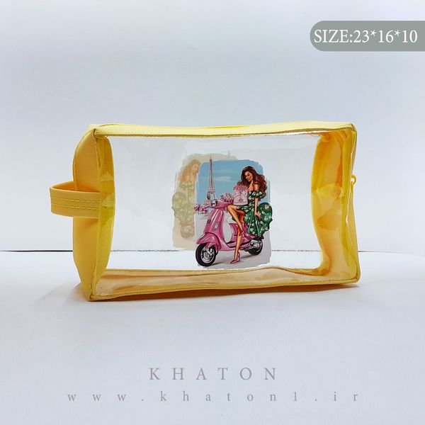 کیف مدل واش بگ طرح ایفل بسته 120عددی (رنگ جور)