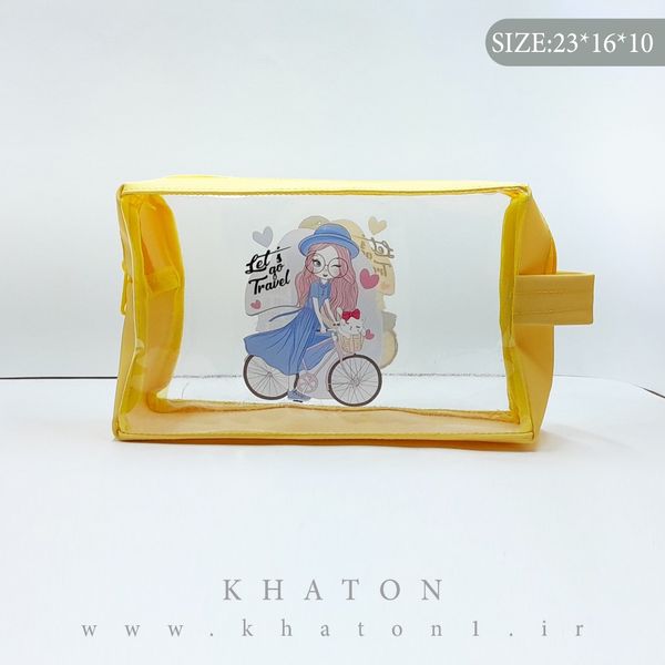 کیف مدل واش بگ طرح دوچرخه بسته 120 عددی (رنگ جور)