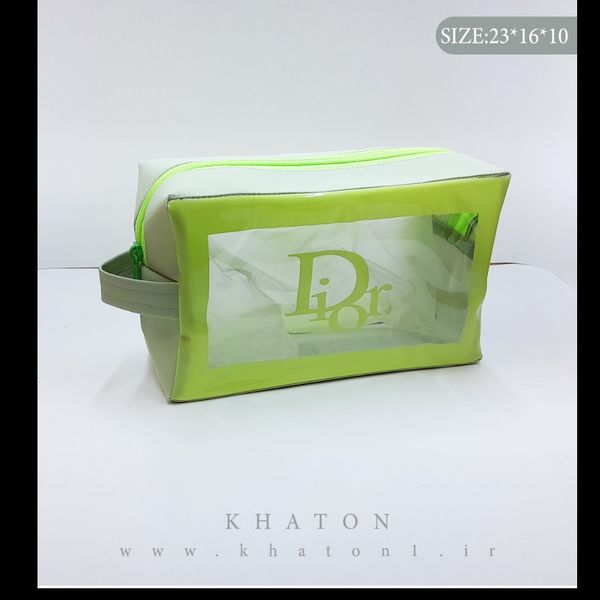 کیف آرایشی مدل washbag طرح DIOR (بسته 12 عددی)