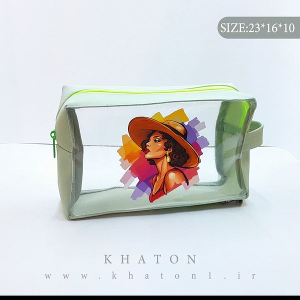 کیف واش بگ طرح هت لیدی بسته 120 عددی (رنگ بندی جور)