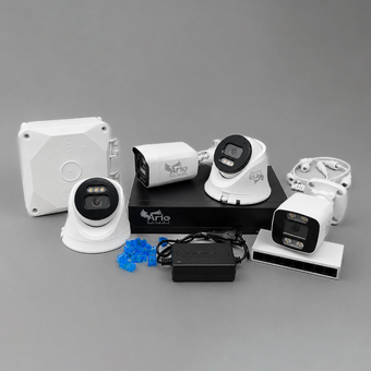 پکیج دوربین مداربسته هوشمند rigle kit آریو ویژن