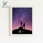 تابلو موزیکال آسمان شب مدل شب آرزوها 1 قابل شخصی سازی