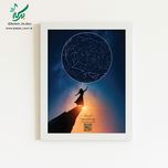 تابلو موزیکال آسمان شب مدل لمس آسمان 1 قابل شخصی سازی