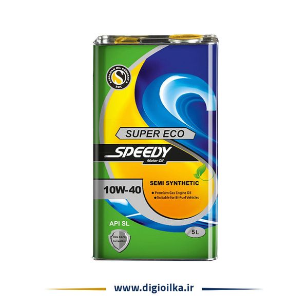 روغن موتور اسپیدی سوپر اکو SUPER ECO 10W-40 حجم 5 لیتر