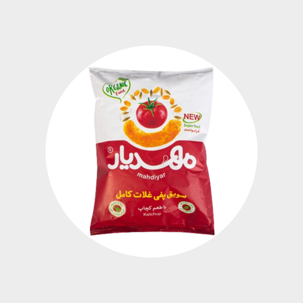 سویق پفی غلات کامل با طعم کچاپ مهدیار