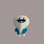 کله گردالی سیبیلو با ژاکت آبی ارتفاع 27 سانتی متر