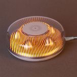 شارژر وایرلس و چراغ خواب آتشی