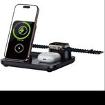 شارژر وایرلس گرین لاین مدل GN3IN1MWCBK سه کاره