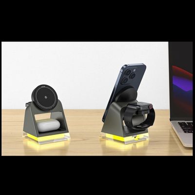 شارژر 3 کاره رومیزی لاکچری VyVyLabs sparkle