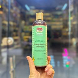 شامپو تقویتکننده و ضدریزش افریکن پراید African Pride Feel It Formula Strengthening Shampoo حجم 355 میلیلیتر