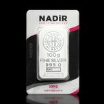 شمش نقره 100 گرمی زیوتو