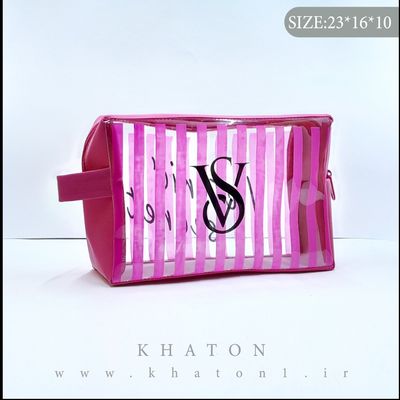 کیف آرایشی مدل washbag طرح ویکتوریا سکرت (بسته 120 عددی)