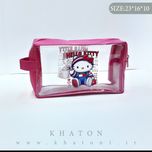 کیف مدل واش بگ طرح کیتی بسته 120 عددی (رنگ جور)