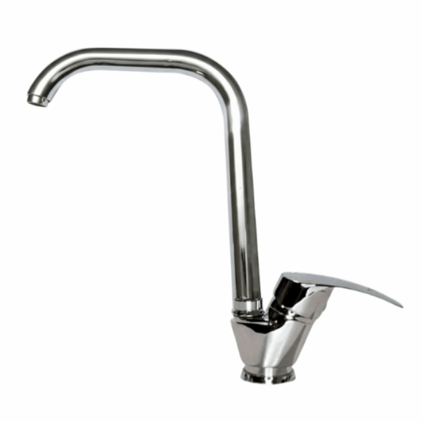 ست شیرآلات 4 تکه مدل اسپانیا کروم علم دوخم (سنگین) (5 سال گارانتی + ارسال رایگان)