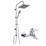 ست 2 عددی دوش حمام قاجاری با علم یونیورست رسوب گیر دستی (5 سال گارانتی شیرآلات)