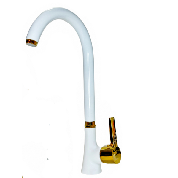 شیر ظرفشویی مدل پارمیس سفید طلایی (5 سال گارانتی)