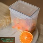 ظرف فریزری مستطیل 1200 میلی‌لیتر تکسا مدل Smart Fresh